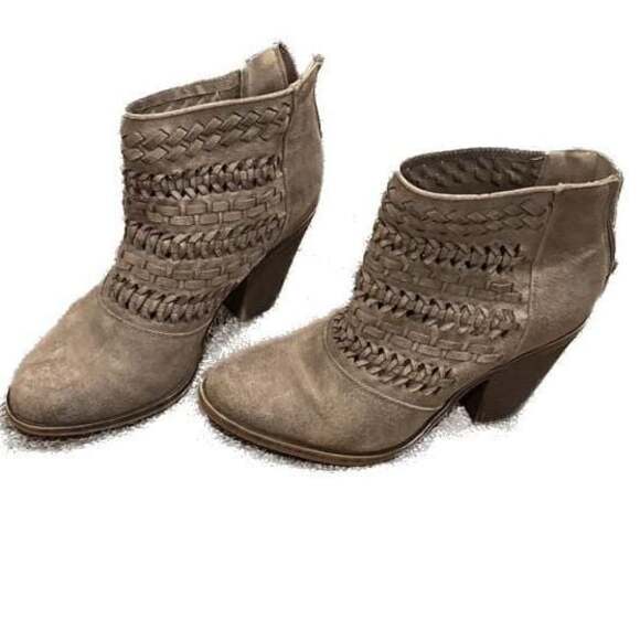 Fergalicious by Fergie Shoes - Fergalicious by Fergie Wanderer Ankle‎ Boots sand color 6M